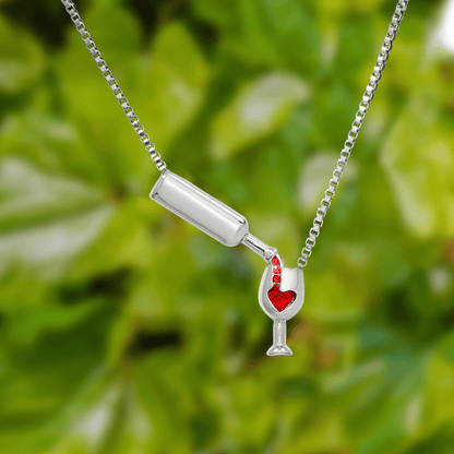 Wine Bottle Necklace