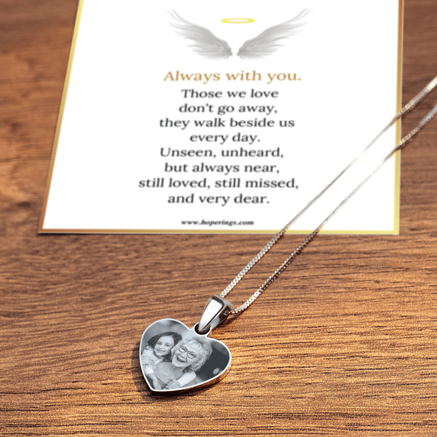 Always With You Photo Necklace