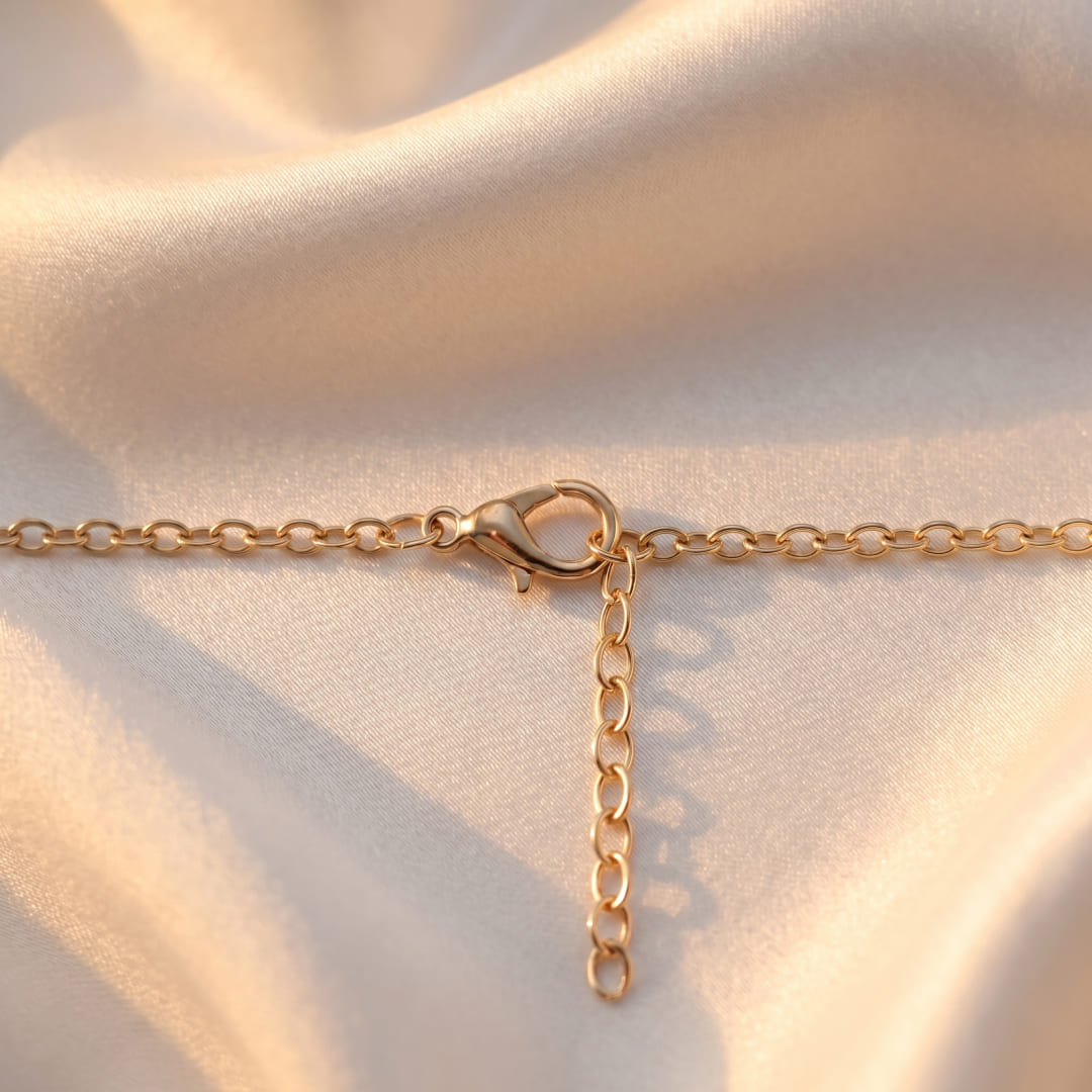 Straighten Your Crown Cross Necklace
