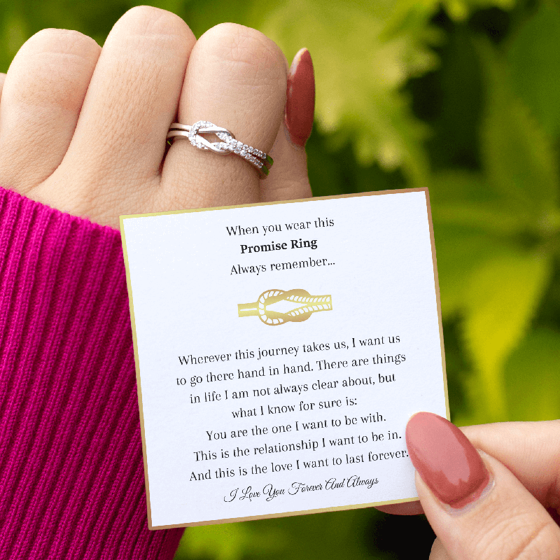 Promise Knot Ring Hope Rings