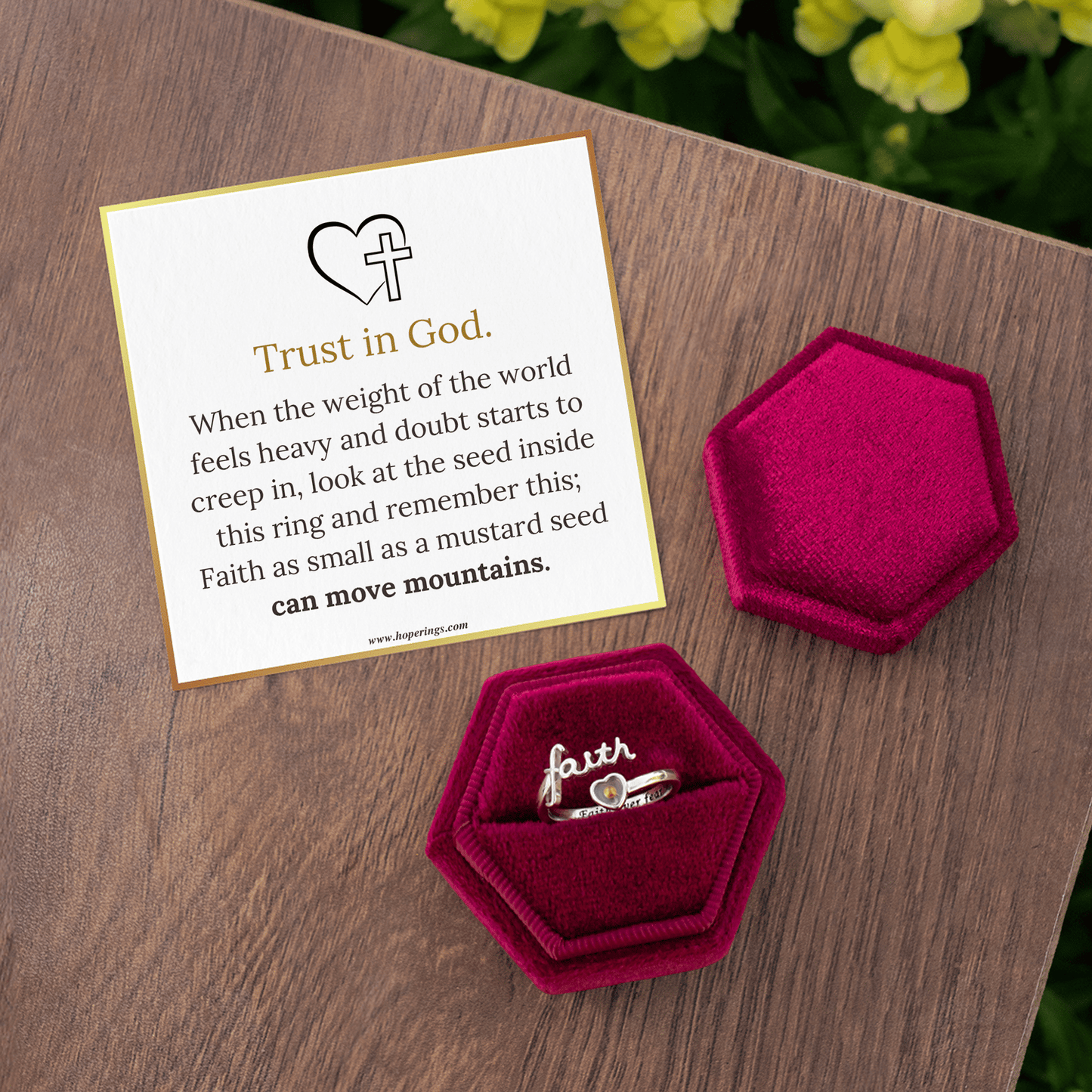 Mustard Seed Of Faith Ring