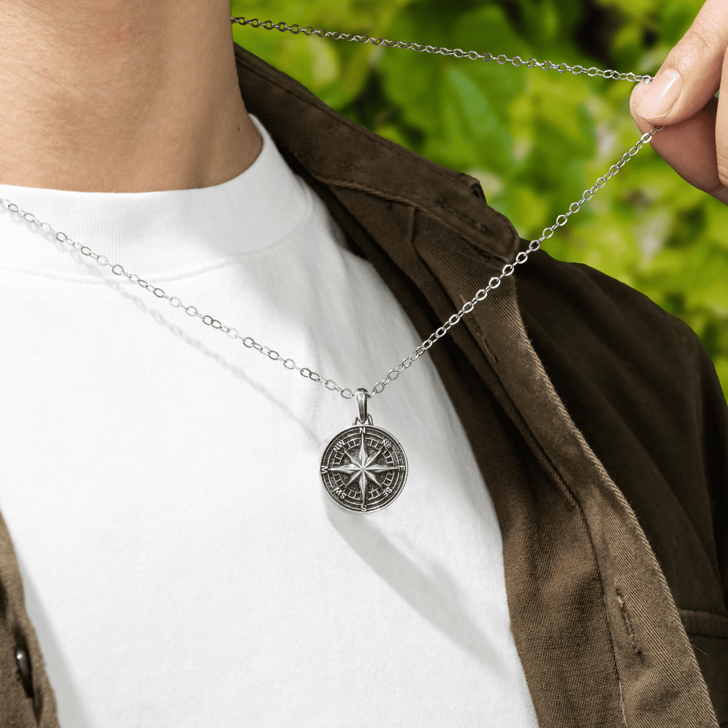 To My Son - Compass Necklace