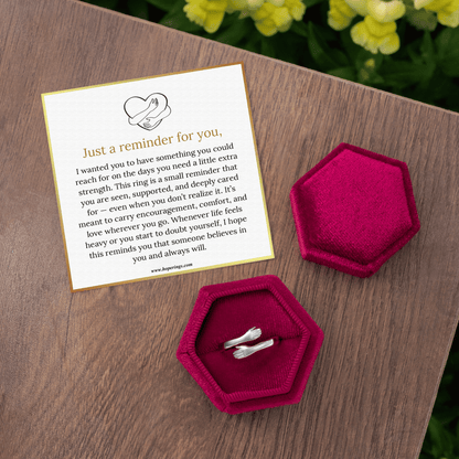 Never Alone Hug Ring