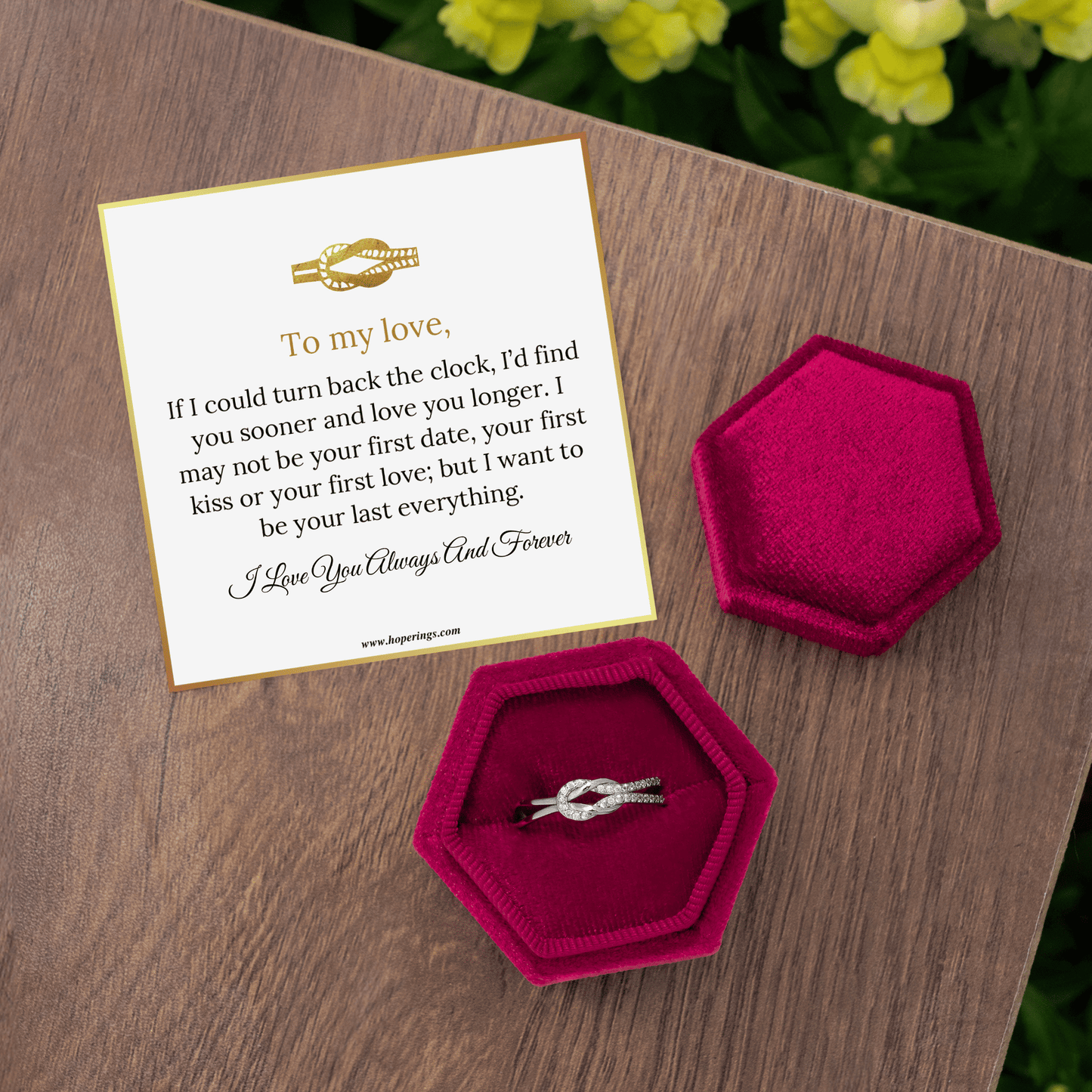 To My Love - Knot Ring