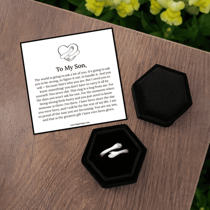 To My Son - Hug Ring