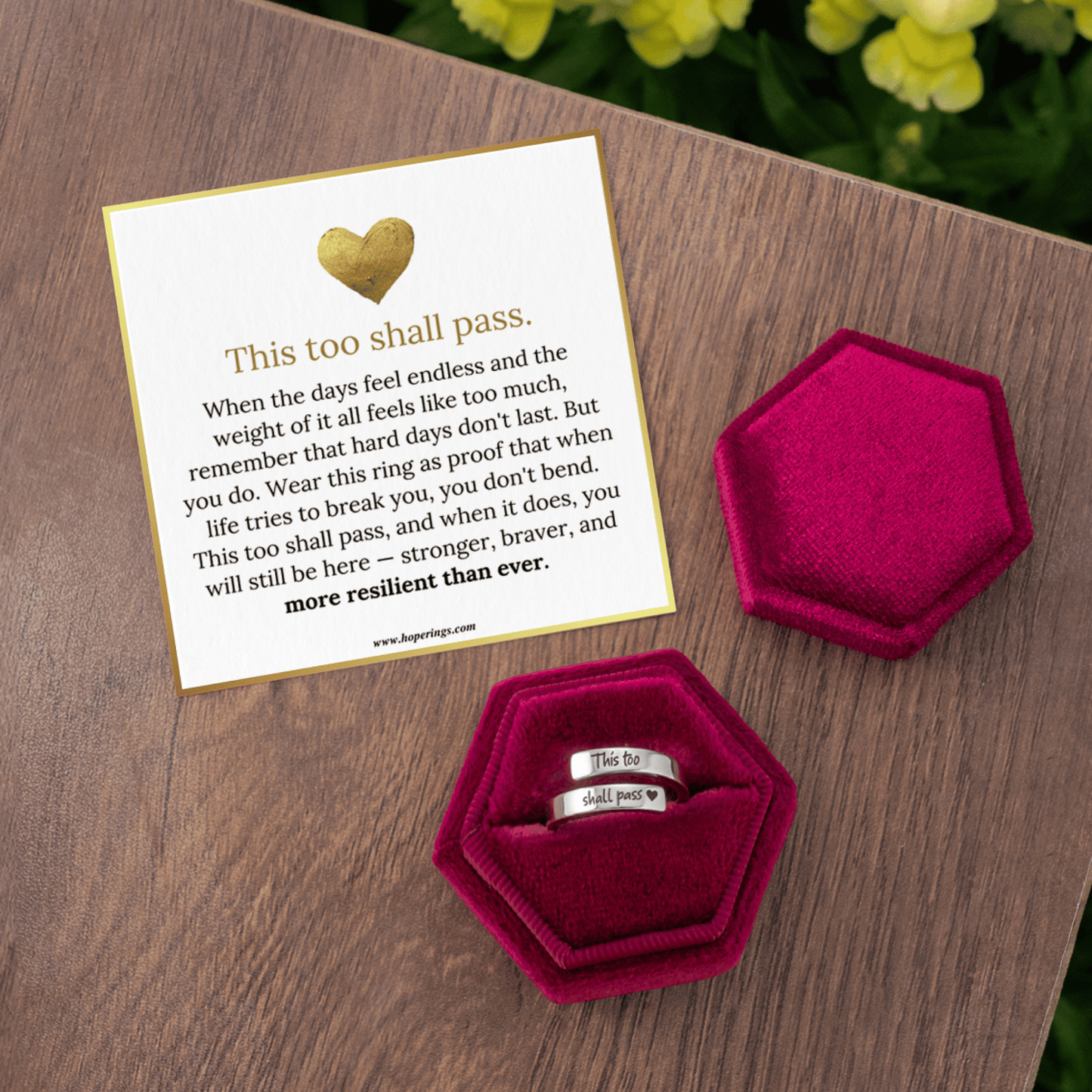 This Too Shall Pass Ring