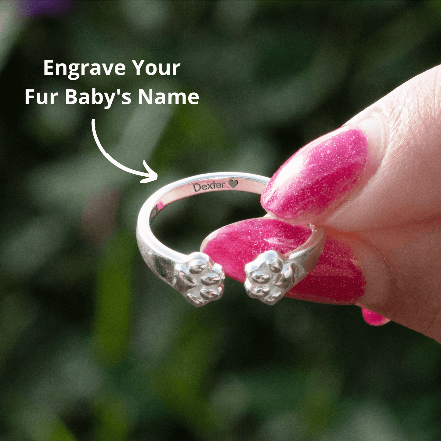 The Paw Hug From Heaven Ring