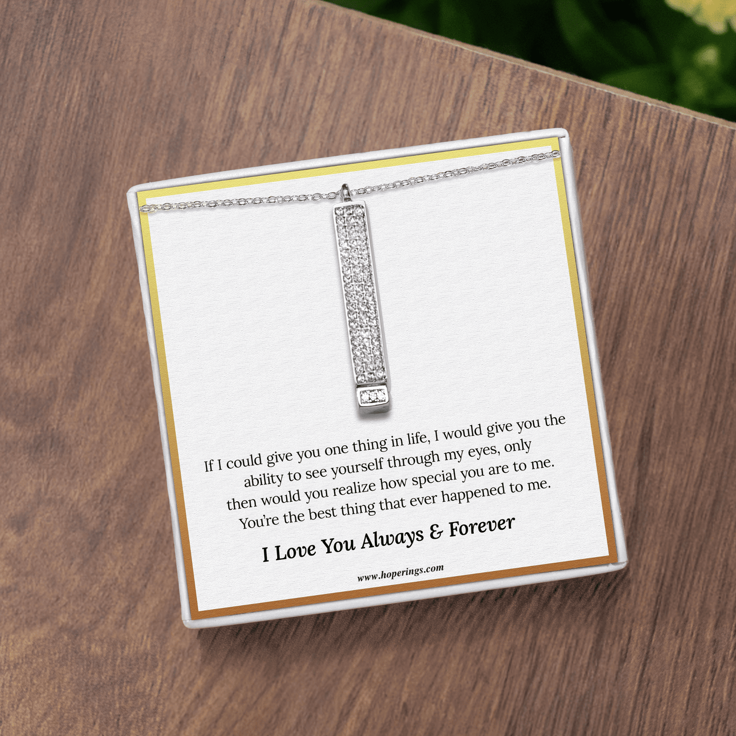 I Love You Necklace