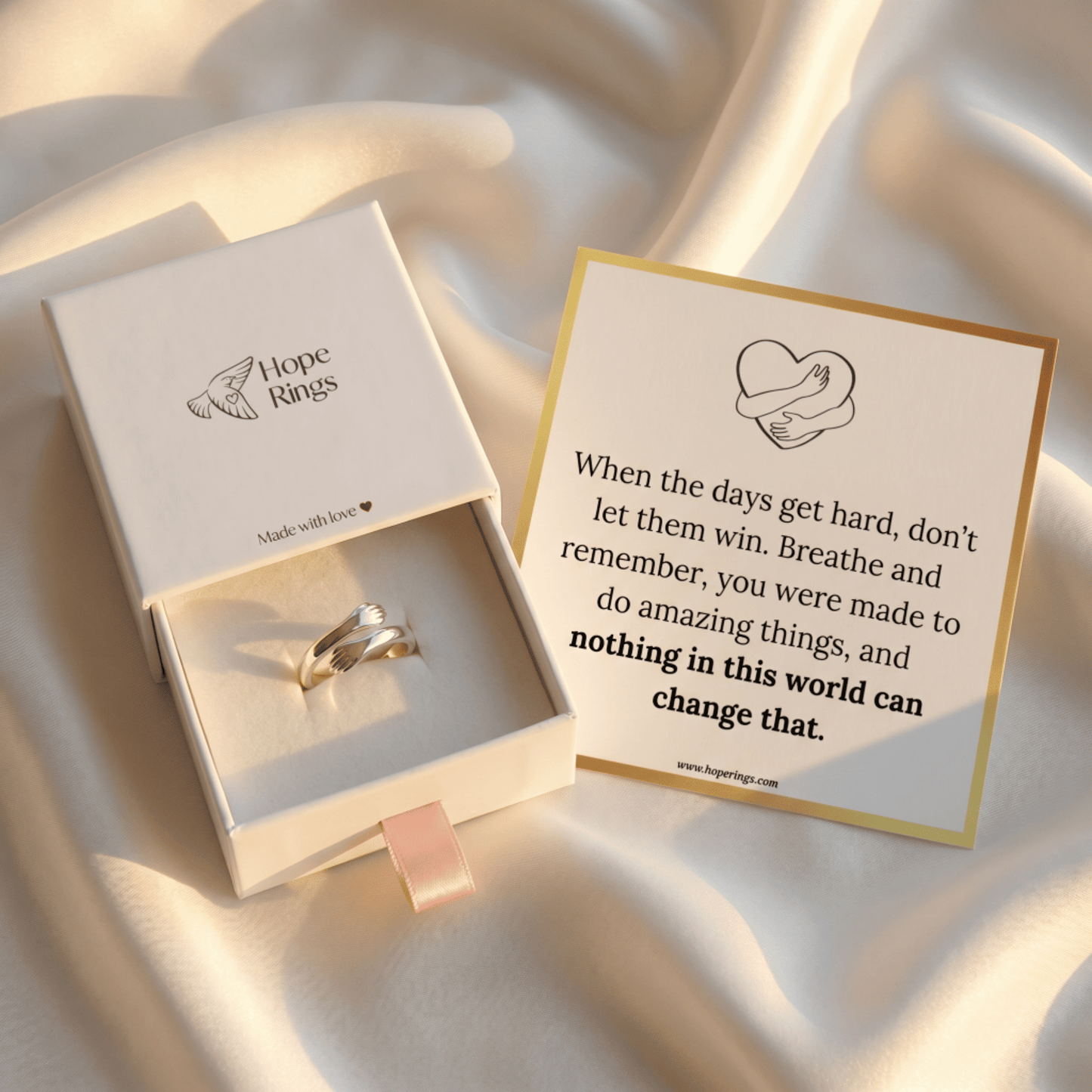 You Can Do Amazing Things Hug Ring