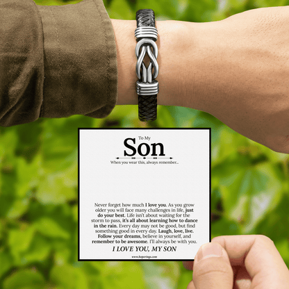 To My Son - Forever Linked Bracelet