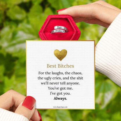 Best B♡tches Ring