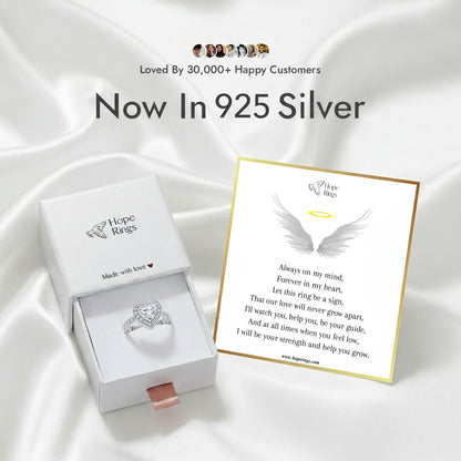 Forever In My Heart Urn Ring - 925 Sterling Silver