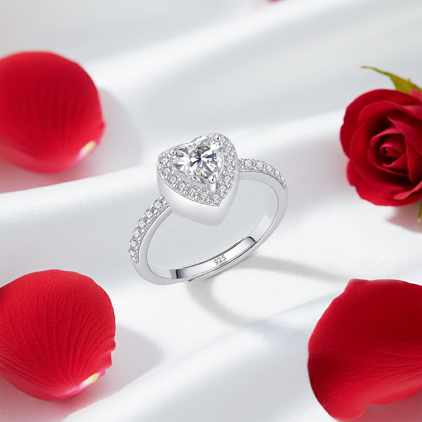 Forever In My Heart Urn Ring - 925 Sterling Silver