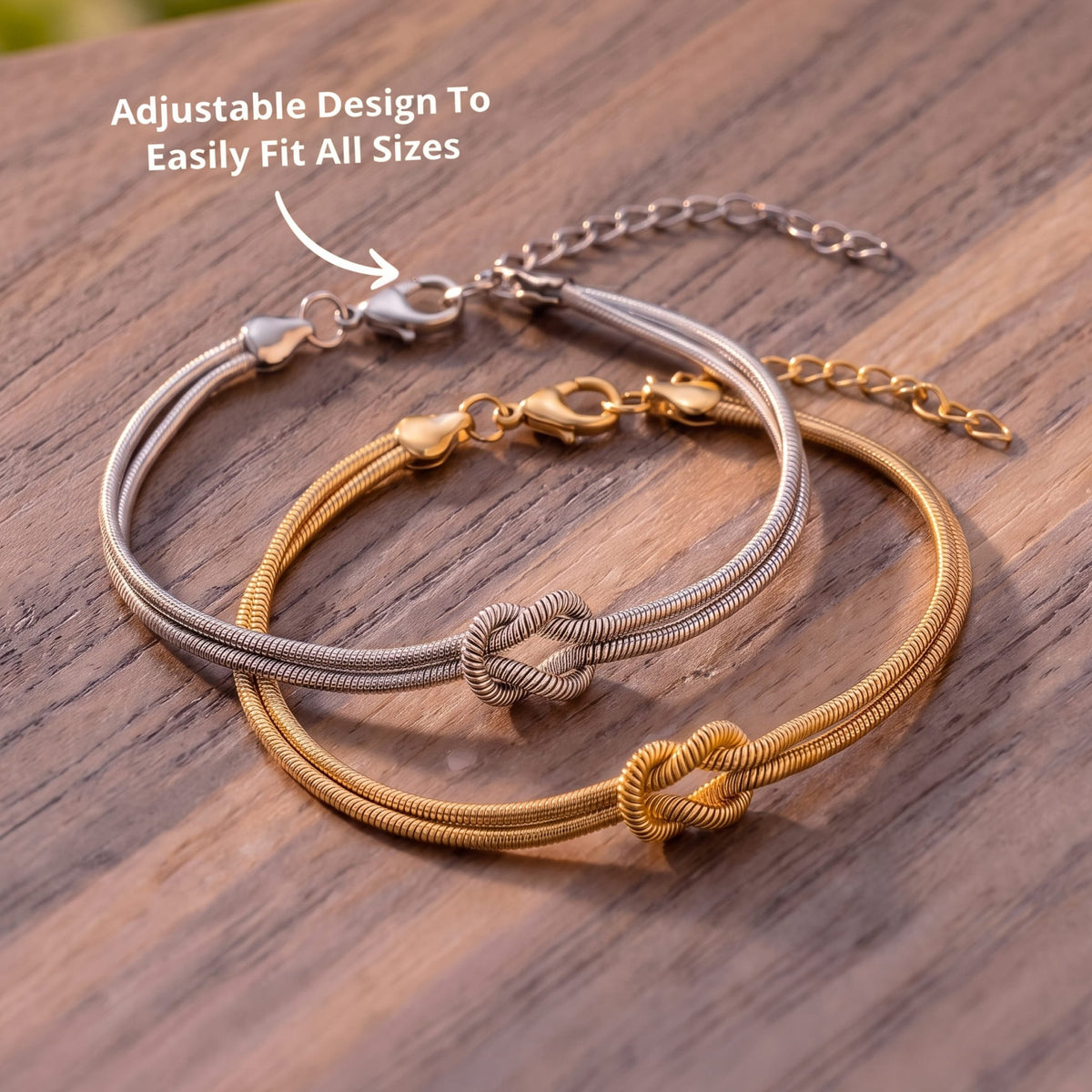 Husband & Wife Knot Bracelet