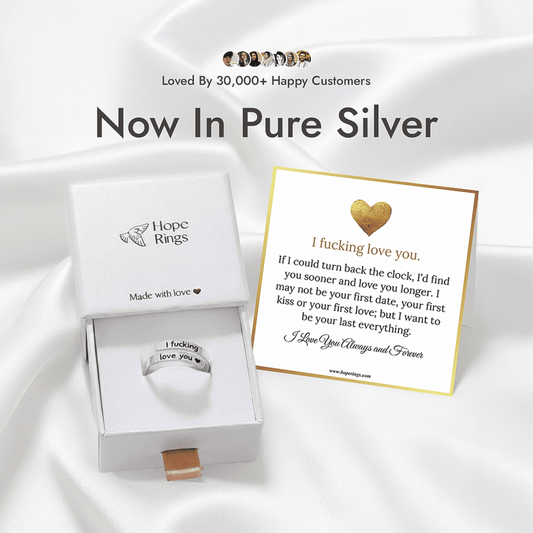 I F♡cking Love You Ring - Pure Silver