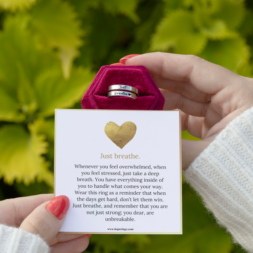 Just Breathe Ring