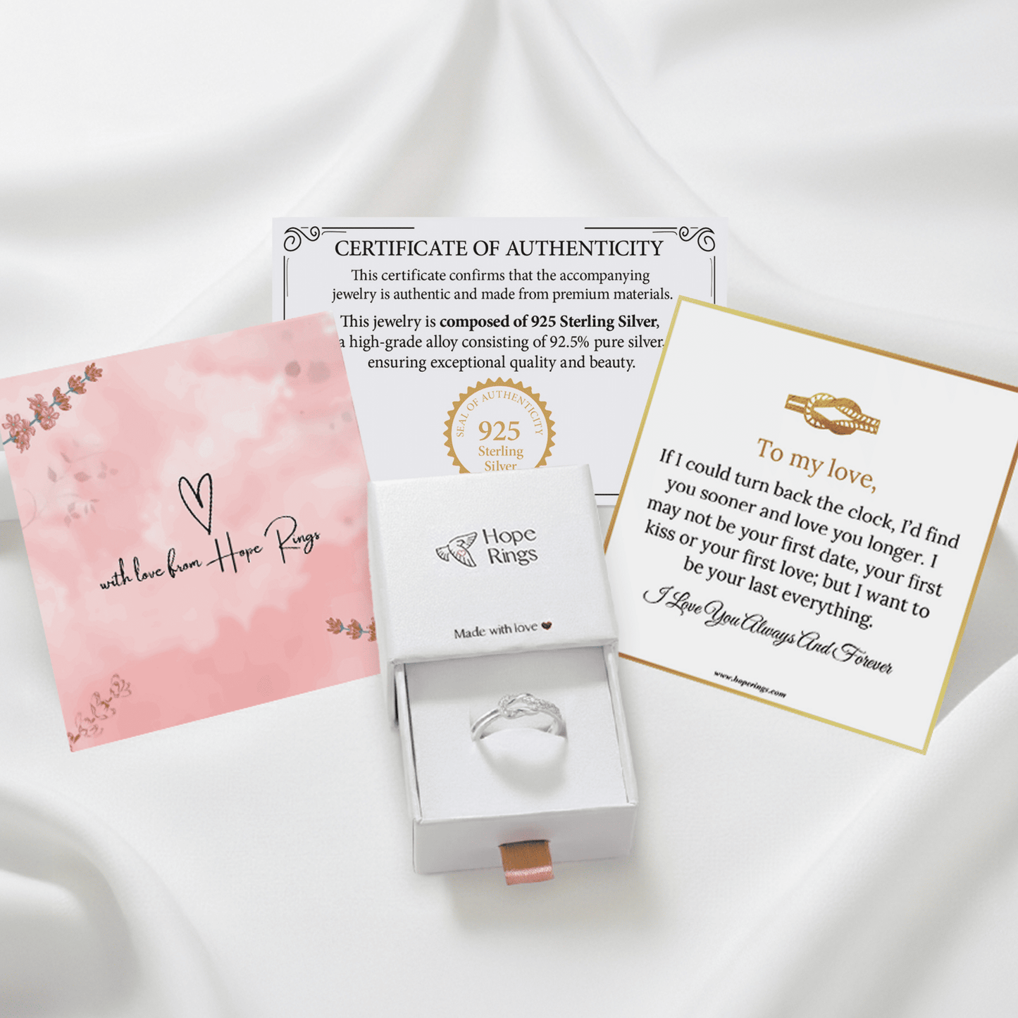 Love Knot Ring - 925 Silver