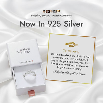 Love Knot Ring - 925 Silver
