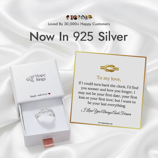 Love Knot Ring - 925 Silver