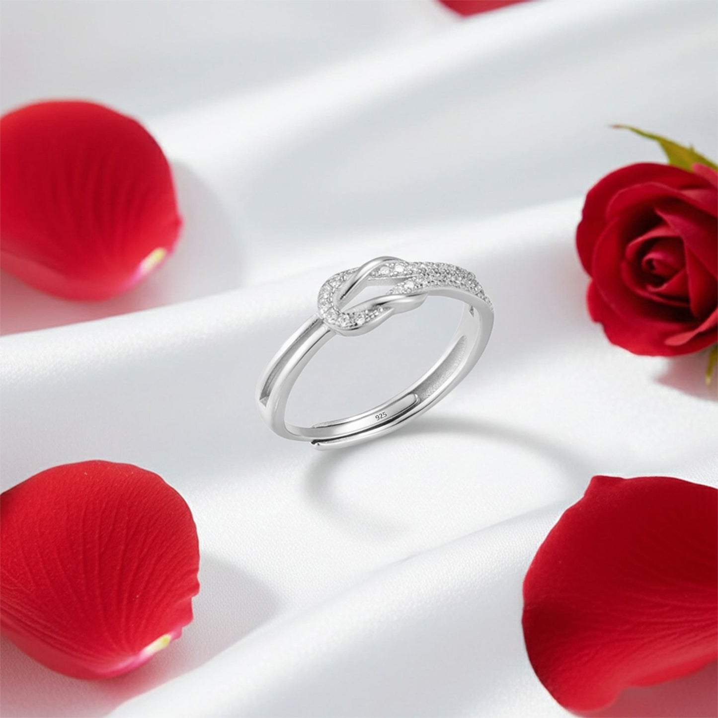 Love Knot Ring - 925 Silver