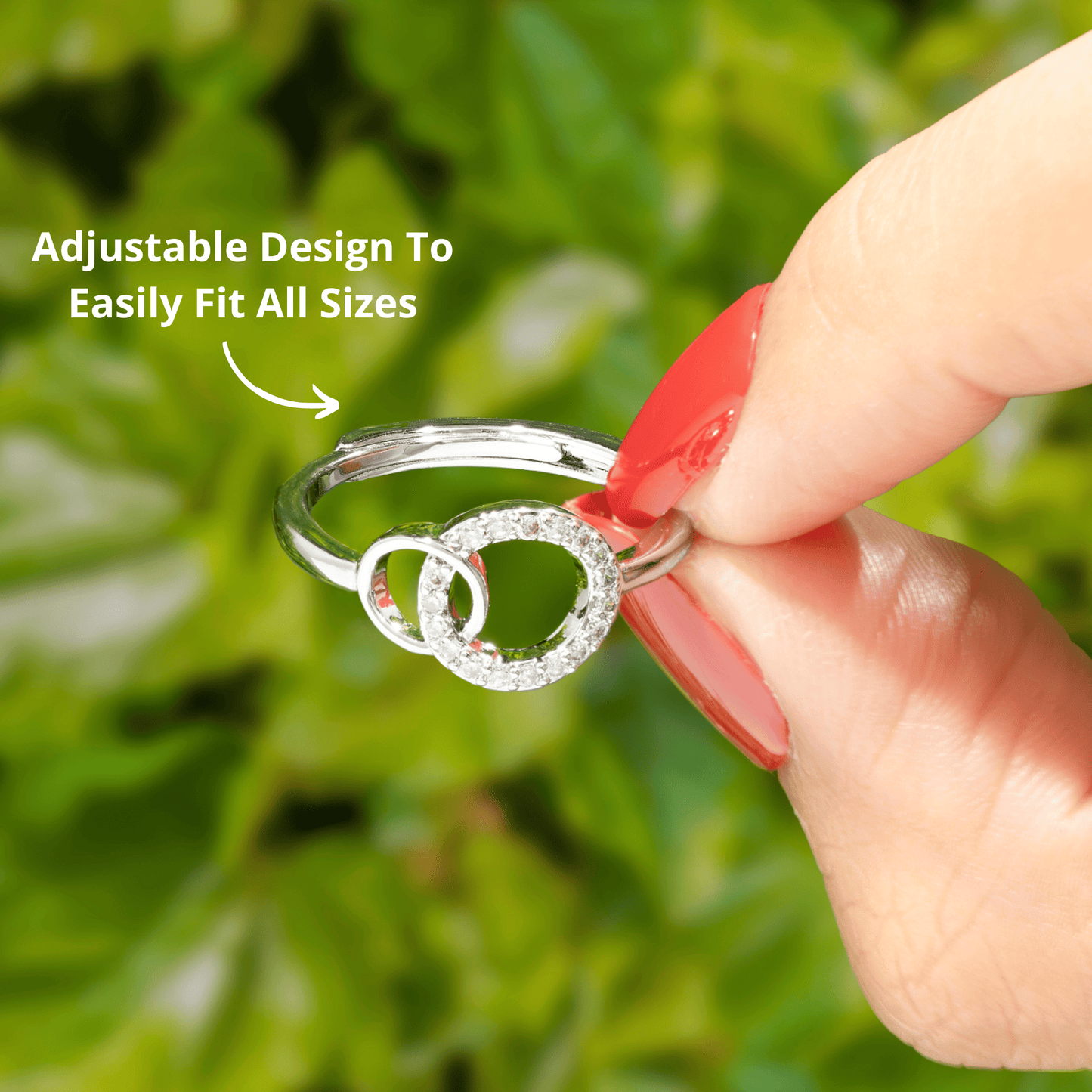 Mom & Daughter - Forever Linked Ring