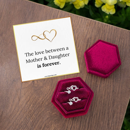 Mom & Daughter - Forever Love Ring