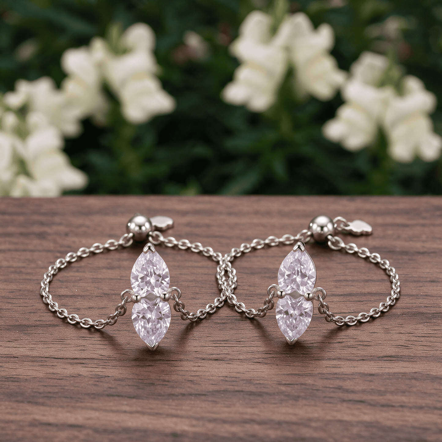 Mom & Daughter Matching Heart Ring