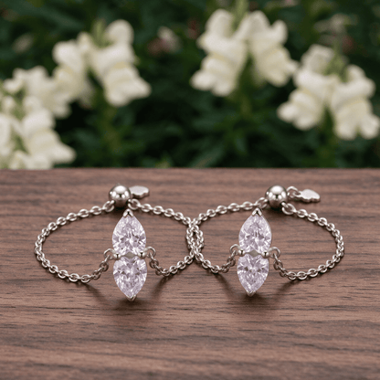 Mom & Daughter Matching Heart Ring