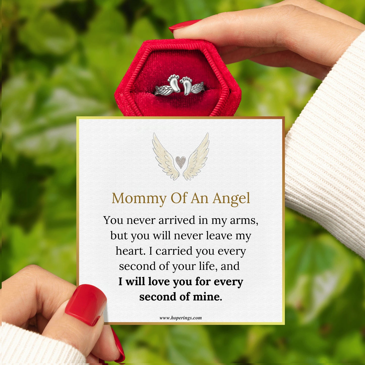 Mommy Of An Angel Ring