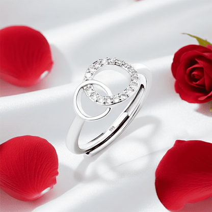 To My Sister - Forever Linked Ring (Pure Silver)