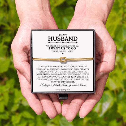 To My Husband - Forever Linked Bracelet