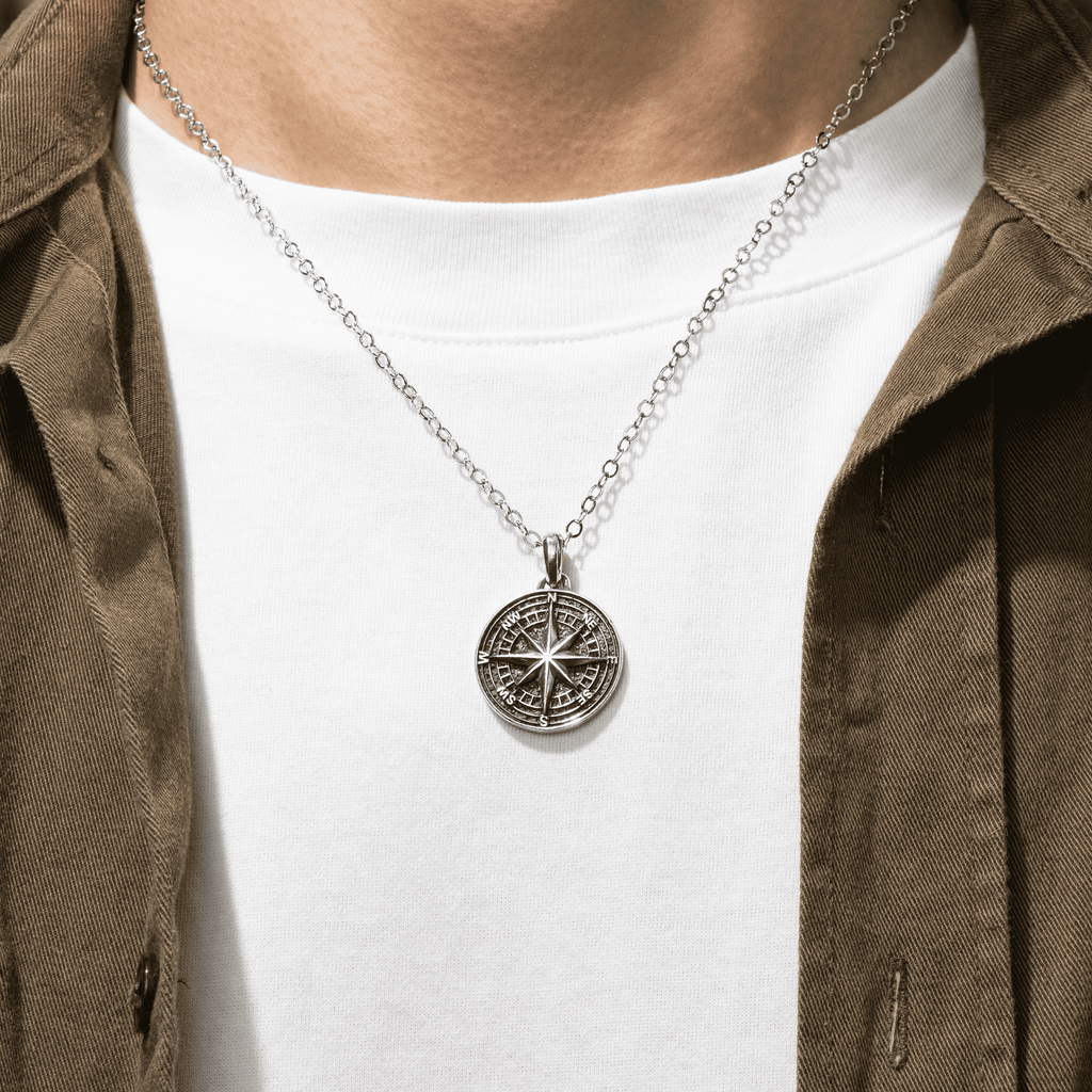 To My Man - Compass Necklace