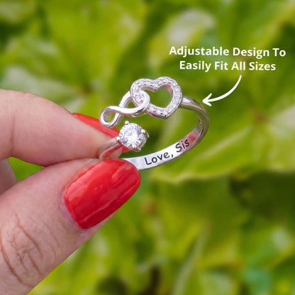 To My Sister Forever Love Ring