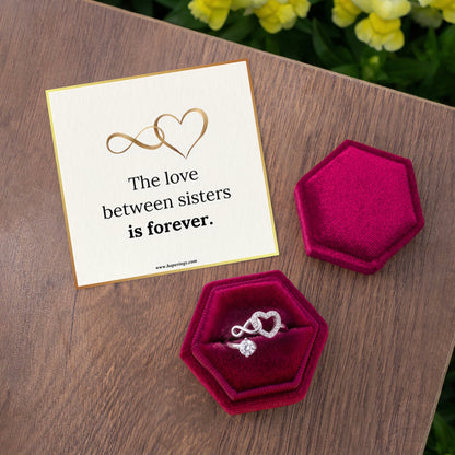 To My Sister Forever Love Ring