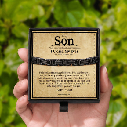 To My Son - Forever Linked Bracelet