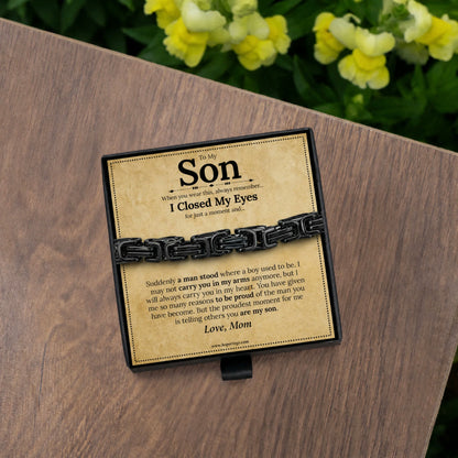 To My Son - Forever Linked Bracelet