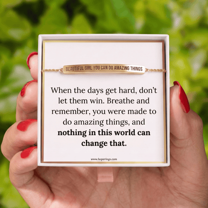 You Can Do Amazing Things Bracelet