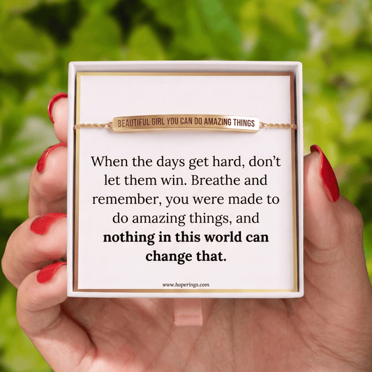 You Can Do Amazing Things Bracelet