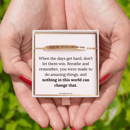 You Can Do Amazing Things Bracelet