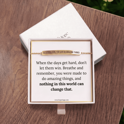 You Can Do Amazing Things Bracelet