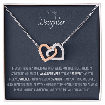 Interlocking Love™ Necklace To My Daughter