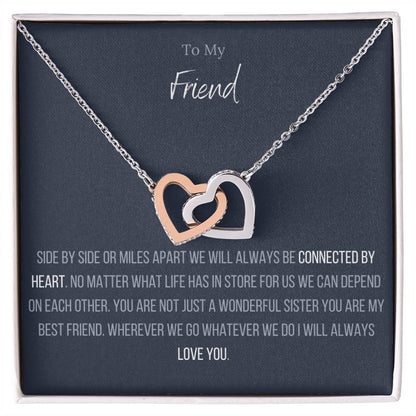 Interlocking Love™ Necklace To My Friend