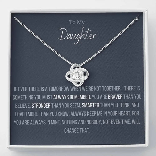 The Infinity Love Knot Necklace™ To My Daughter