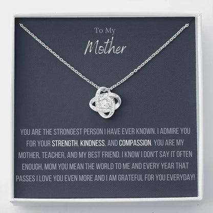 The Infinity Love Knot Necklace™ To My Mother