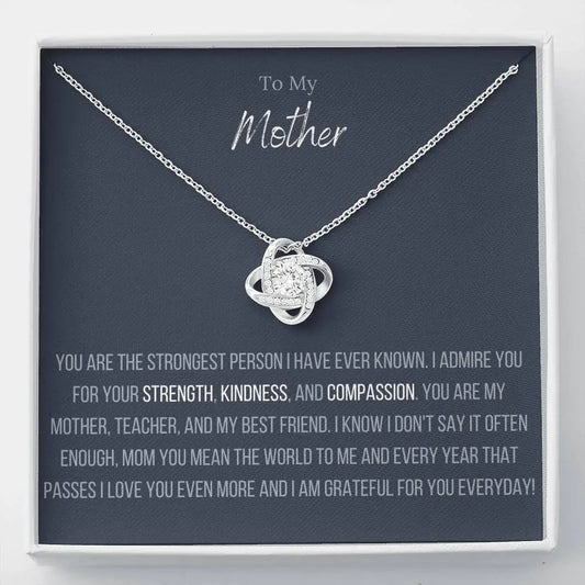 The Infinity Love Knot Necklace™ To My Mother