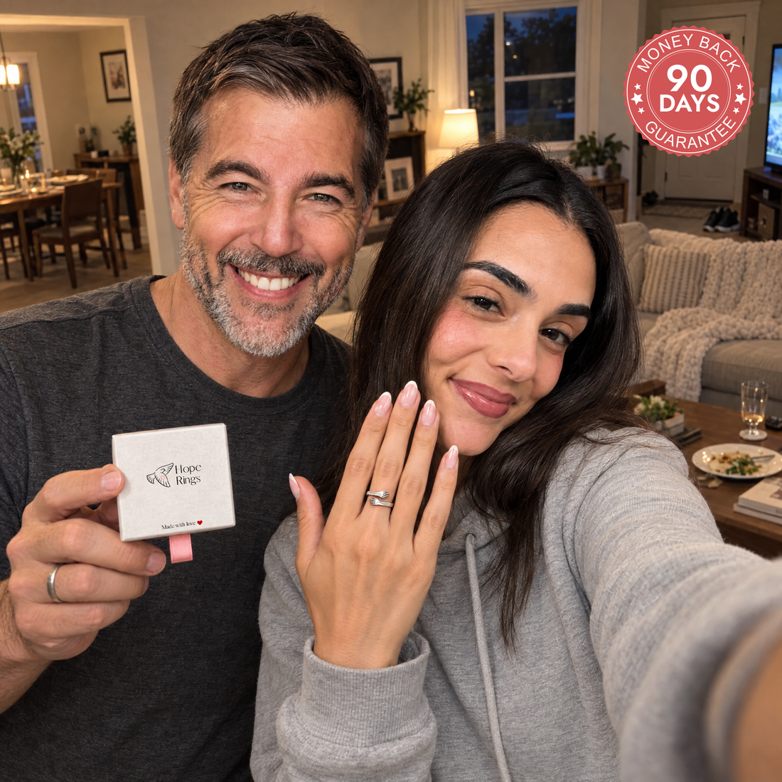 The Dad & Daughter Hug Ring