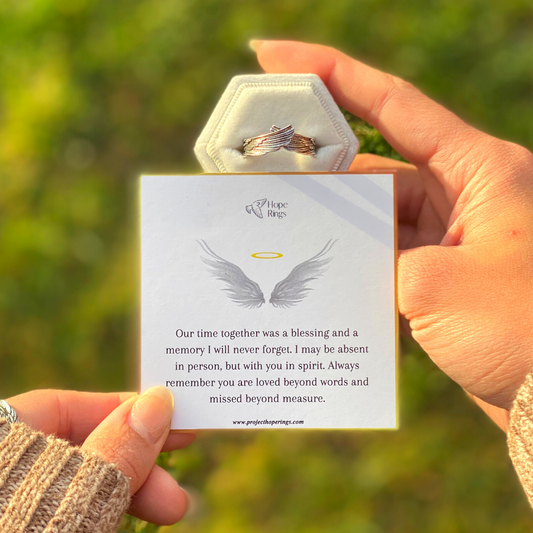The Guardian Angel Ring™ - Pure Silver Edition