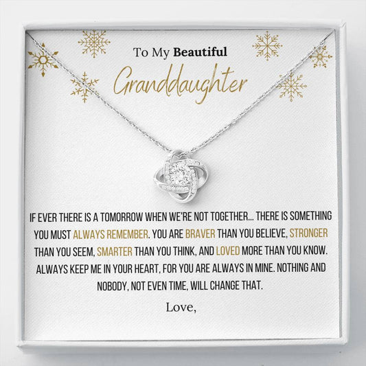 The Infinity Love Knot Necklace™ To My Granddaughter
