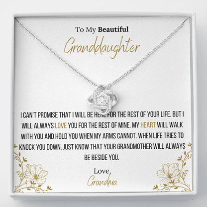 The Infinity Love Knot Necklace™ To My Granddaughter