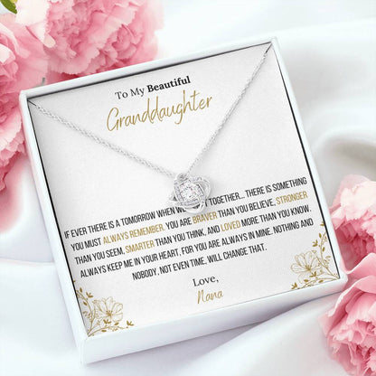 The Infinity Love Knot Necklace™ To My Granddaughter